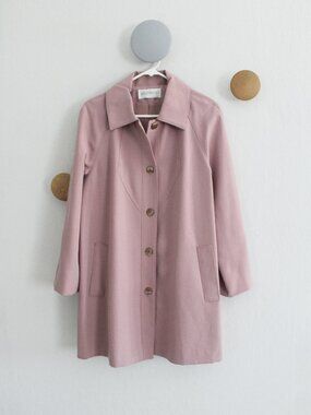 Vintage Sherwood Mauve / Dusty Rose Pea Coat - Medium ?